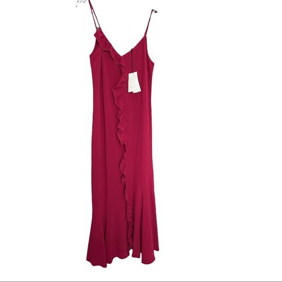 Revolve Hofmann Copenhagen ROSINE DRESS WILD BERRY size 38 NWT - Picture 10 of 11